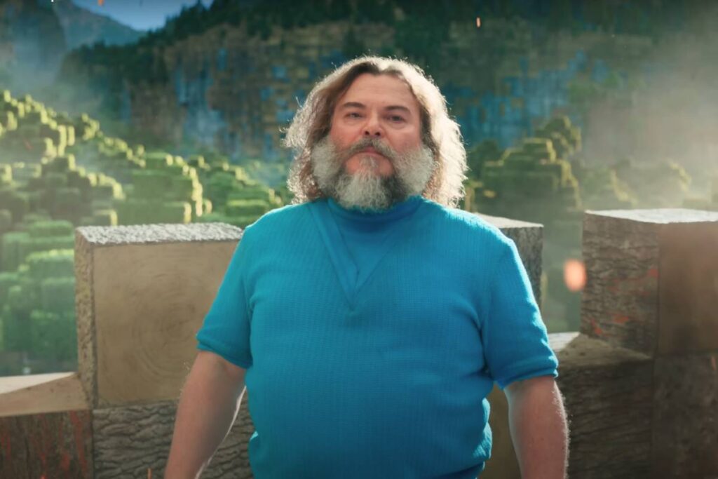 minecraft movie jack black