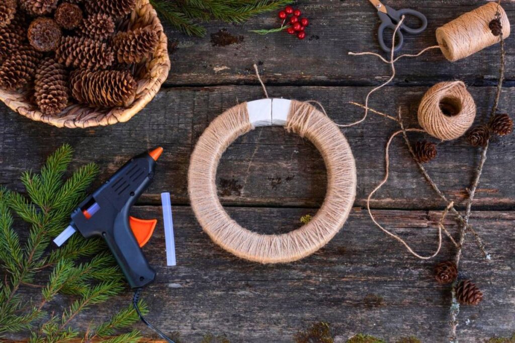 diy christmas decorations - rope craft ideas