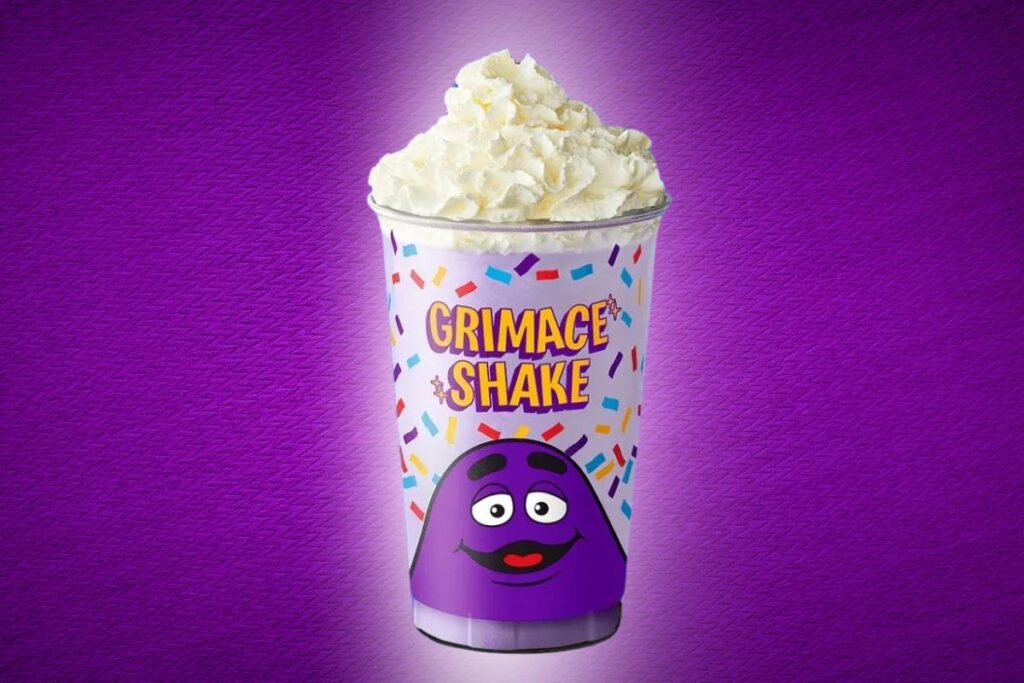 grimace shake viral berry shake