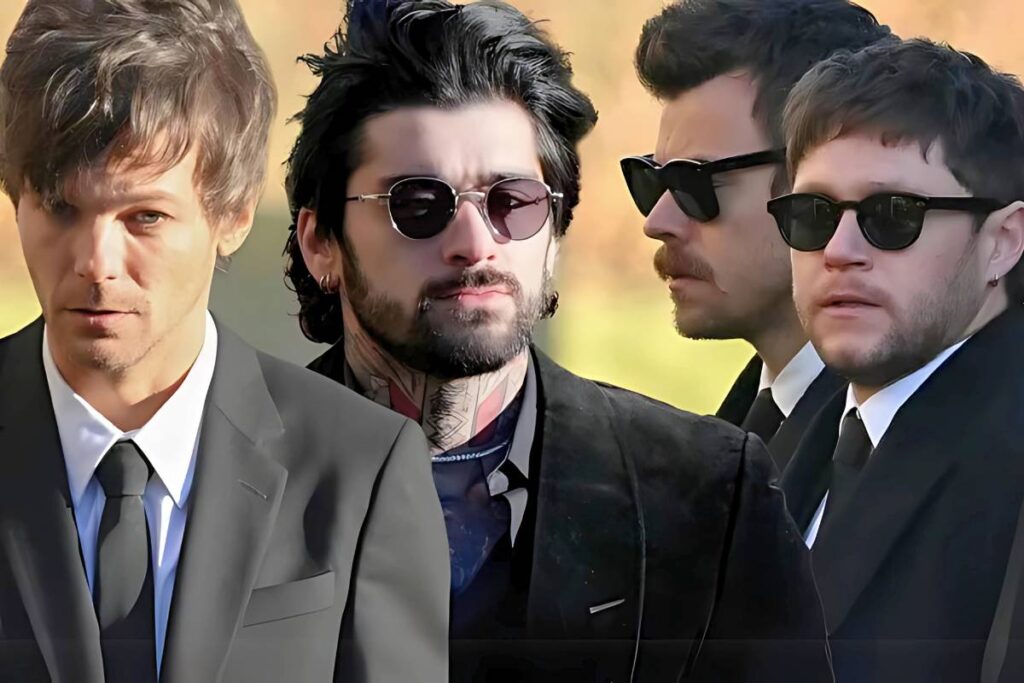 liam payne funeral - one direction bandmates reunite for final goodbye