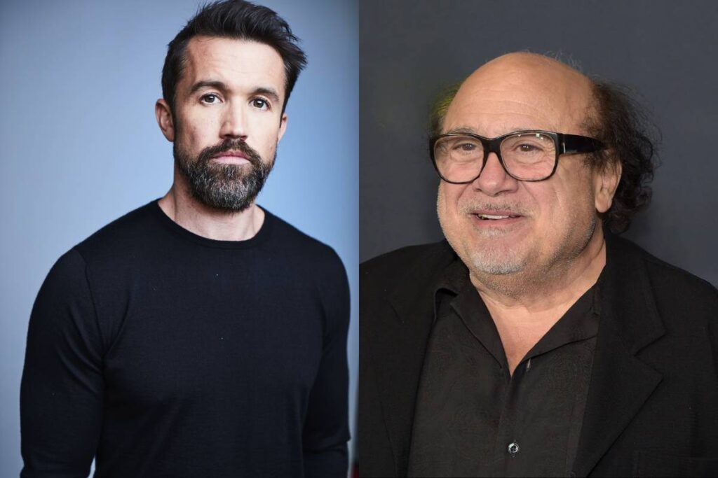 rob mcelhenney heartfelt tribute to danny devito