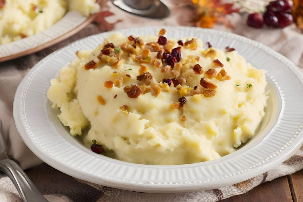 thanksgiving mashed potatoes dish