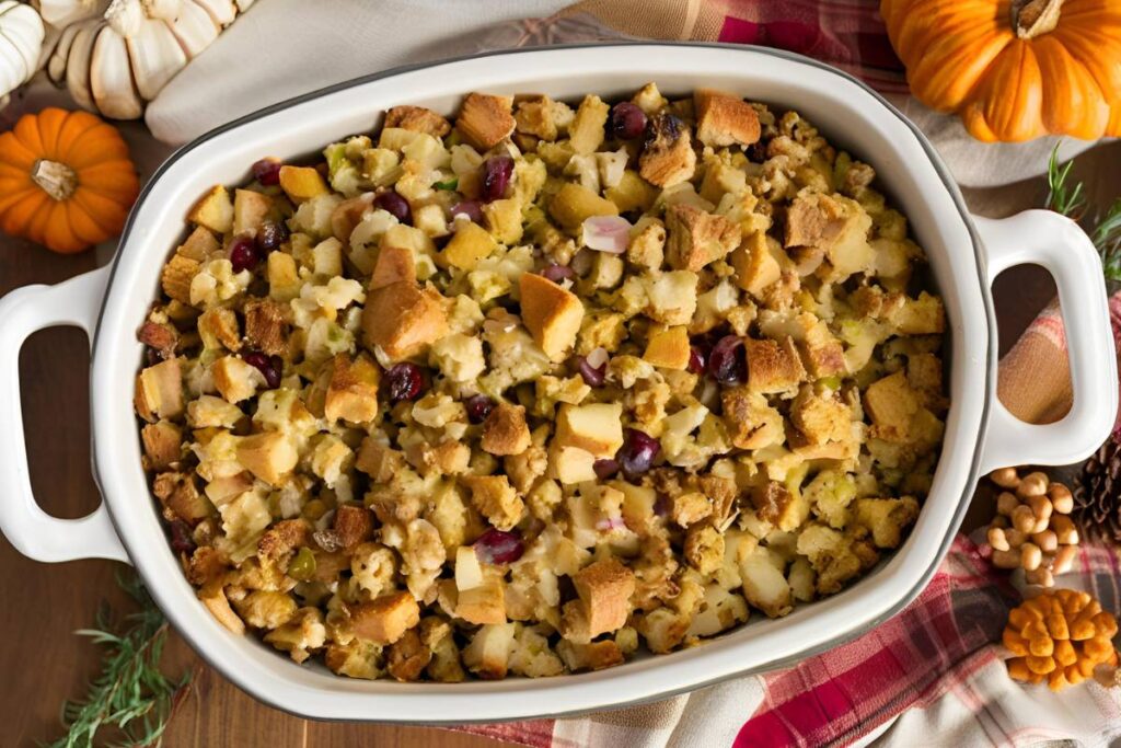 thanksgiving stuffing dish