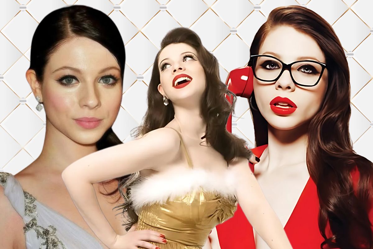 michelle trachtenberg three images placed together