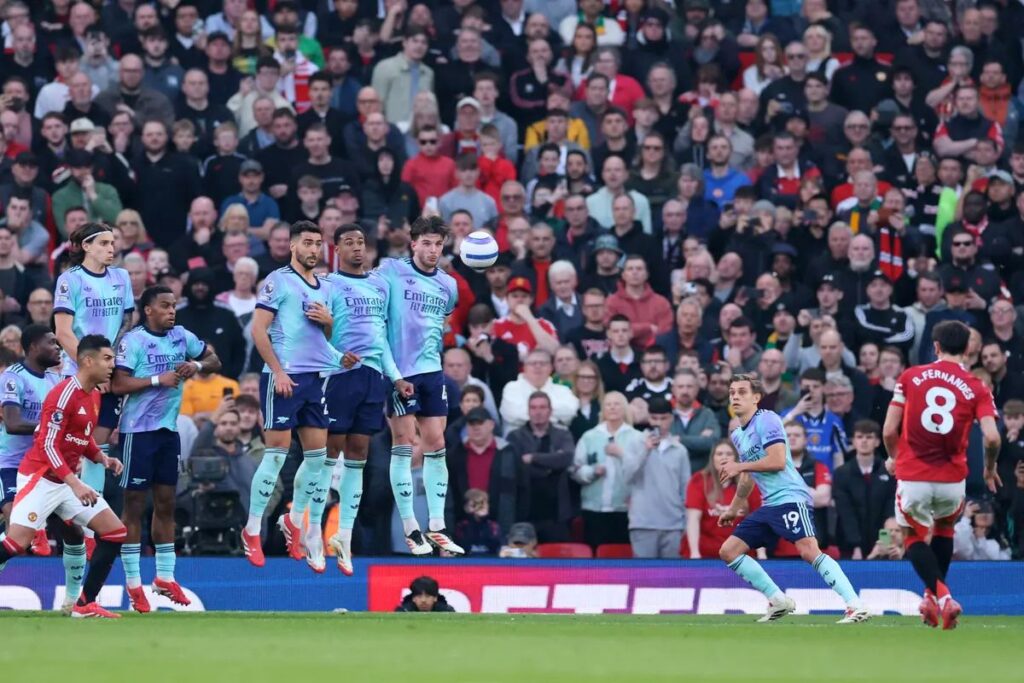 man united vs arsenal - 1-1 draw